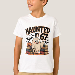 Camiseta Meme Assombrado 67 Seis Sete 6-7 Piada Divertida d