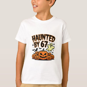 Camiseta Meme Assombrado 67 Seis Sete 6-7 Piada Divertida d