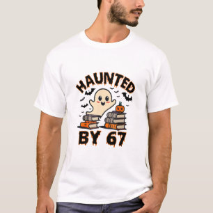 Camiseta Meme Assombrado 67 Seis Sete 6-7 Piada Engraçada d