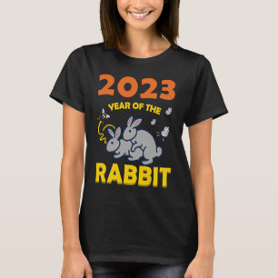 Camiseta Meme Chinese New Year of the Rabbit 2023 Man Women