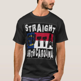 Camiseta Meme CUSTOM Straight Outta North Carolina