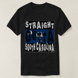 Camiseta Meme CUSTOM Straight Outta South Carolina
