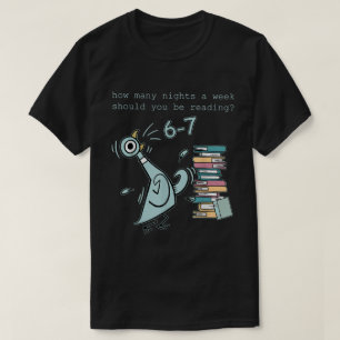 Camiseta Meme de 6-7 Noites de Leitura para Professores