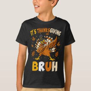 Camiseta Meme de Ação de Graças engraçado Bruh Peru para cr