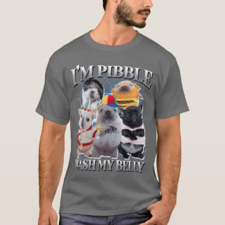 Camiseta Meme de Cachorro Pibble Engraçado Lavagem Cerebral