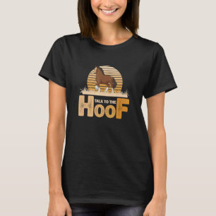 Camiseta Meme de Cavalo de Tração para um Cavaleiro de Clyd