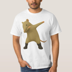 Camiseta Meme de Dança do Rato Dabbing 2025 Rato Dançando