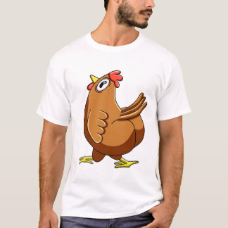 Camiseta Meme de Frango Confuso