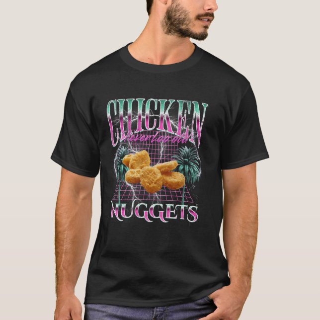 Camiseta Meme de Frango Engraçado Bootleg Retro Rua 90s (Frente)