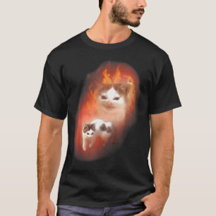 Camiseta Meme de Gato Bravo Humor Engraçado Amante de Gatin