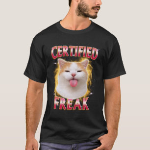 Camiseta Meme de Gato Geração Z Sarcasmo Humor Desenfreado 