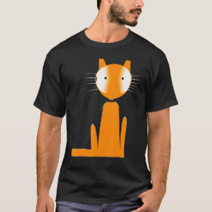 Camiseta meme de gato humorístico de gatinho bobo