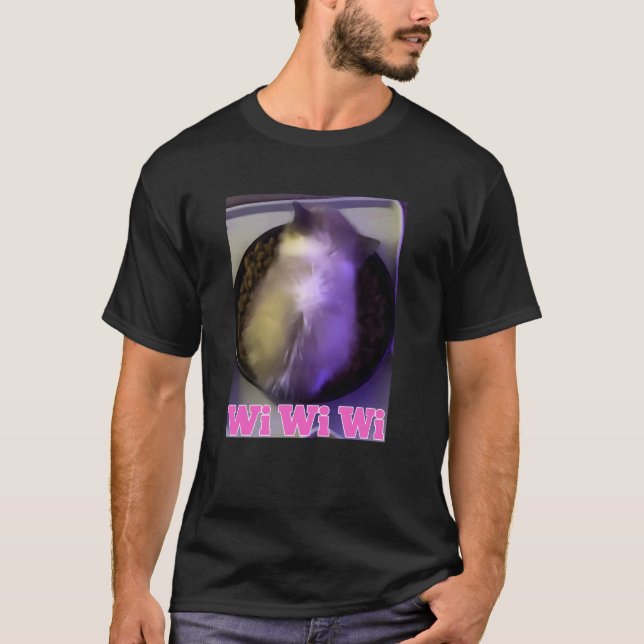 Camiseta meme de gato wiwiwi (Frente)