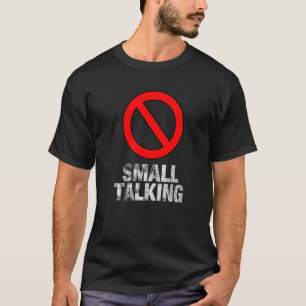 Camiseta Meme de Introvertido Antissocial Sem Conversa Miúd