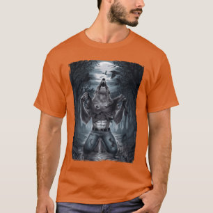 Camiseta Meme de lobo alfa engraçado rasgando vintage