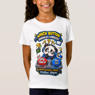 Camiseta Meme de Panda Design de Humor de Panda Fofo e En
