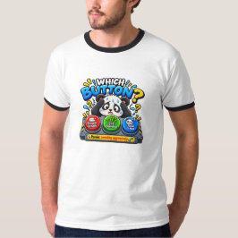 Camiseta Meme de Panda | Design de Humor de Panda Fofo e En