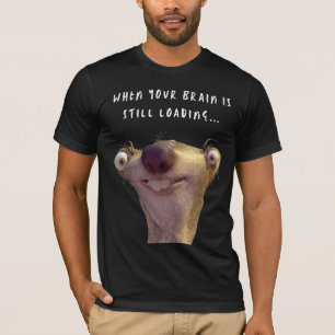 Camiseta Meme Divertido de Carregamento do Cérebro – Arte H