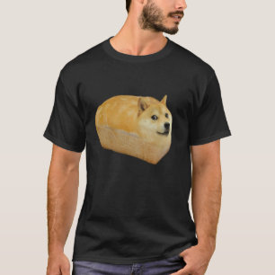 Camiseta Meme Divertido do Pão do Cão Shiba Inu Doge
