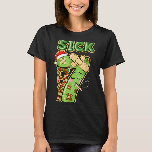 Camiseta Meme Divertido Doente Sete 67 Seis Sete Chapéu de  (Frente)