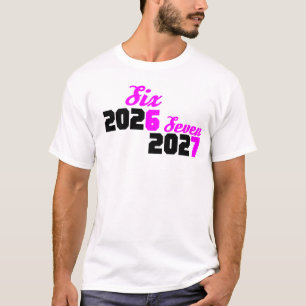 Camiseta Meme Divertido Seis Sete