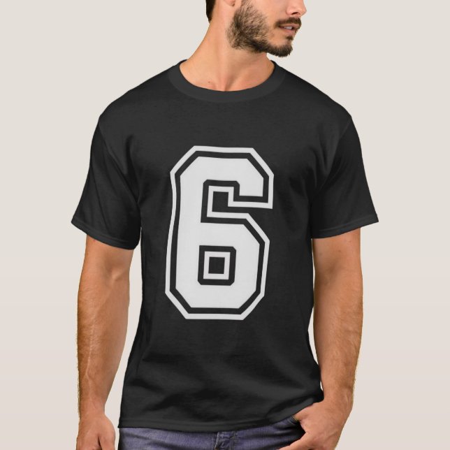 Camiseta Meme Divertido Seis Sete 6 7  (Frente)
