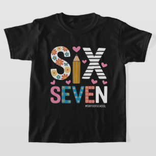 Camiseta Meme Divertido Seis Sete: Professor Explica 6-7