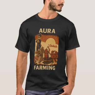 Camiseta Meme do Barco Dragão de Cultivo de Aura