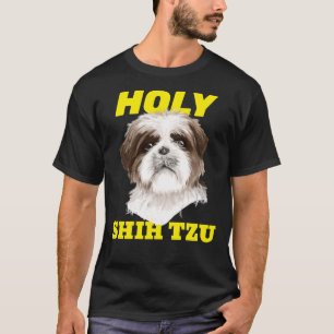 Camiseta Meme do Cão Sagrado Shih Tzu Tzu