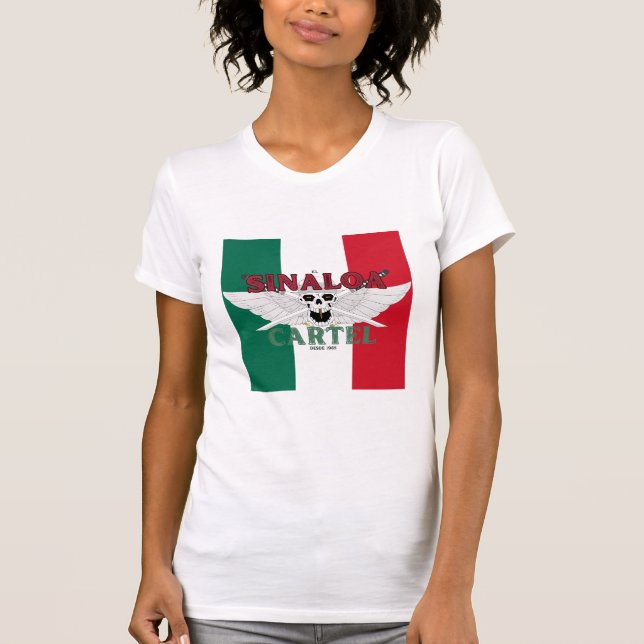 Camiseta Meme Do Cartel El Sinaloa Por Abby Anime(c) (Frente)