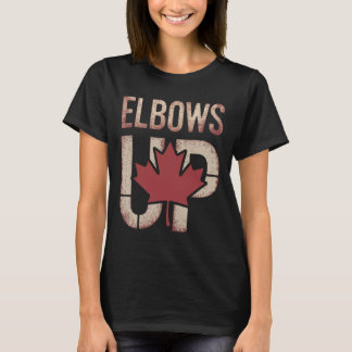 Camiseta Meme do Elbows Up Canadá