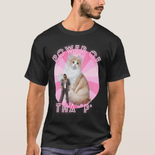 Camiseta Meme do Gato Irônico Hip hop Streetwear Poder de T