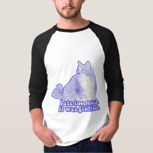 Camiseta Meme do gato mal-humorado para donos de gatos e am