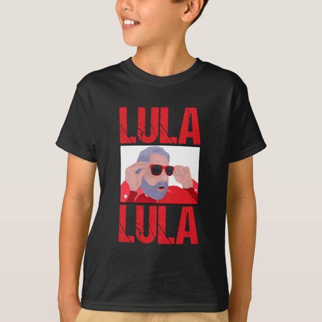 Camiseta Meme do Lula de Óculos de Sol (Frente)