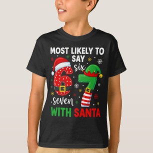 Camiseta Meme do Natal Seis Sete Geração Alpha