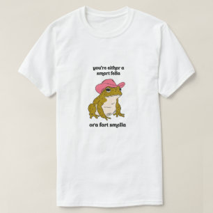 Camiseta Meme do Sapo Cowboy Cara Esperto ou Fedor de Cu