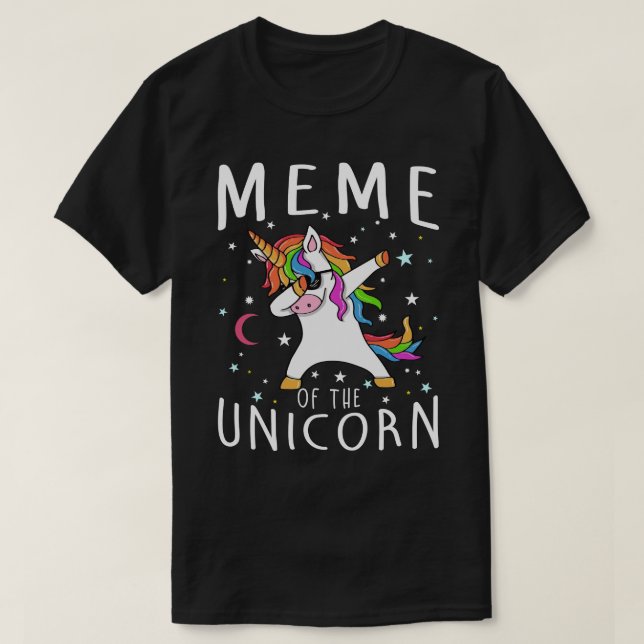 Camiseta MEME Do Unicórnio (Frente do Design)