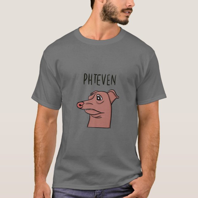 Camiseta Meme Dog Funny Phteven Lisping Dog (Frente)
