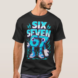 Camiseta Meme Engraçado 67 Seis Sete 6 7 Garotos Italianos