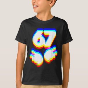 Camiseta Meme engraçado 6 7 Geração Alfa gíria Seis Sete Ed