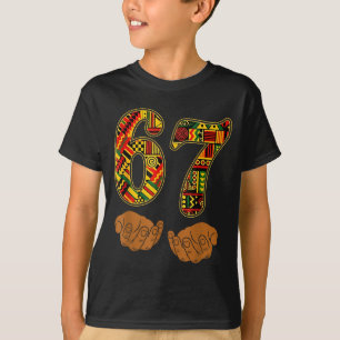 Camiseta Meme Engraçado 6 7 Seis Sete Mês da História Negra