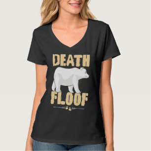 Camiseta Meme Engraçado da Morte do Urso Polar Fofo