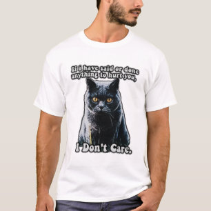 Camiseta Meme engraçado de gato fofo para amantes de gatos 