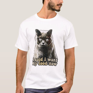 Camiseta Meme engraçado de gato para amantes de gatos e don