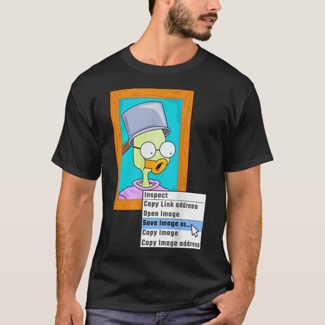 Camiseta Meme engraçado de moeda criptográfica Salvar como  (Frente)