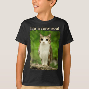 Camiseta Meme Engraçado do Gato Coruja, Rot do Cérebro do M