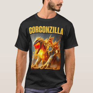 Camiseta Meme engraçado gorgonzola ai queijo italiano dragã