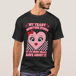 Camiseta Meme Engraçado Inapropriado Minha Infecção por Fun