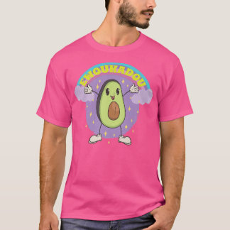 Camiseta Meme Ewoukadou Avocado Vegan Comendo Vegan Saudáve