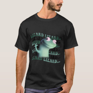 Camiseta Meme Funny Weirdcore Animal Women Lizard Lizar